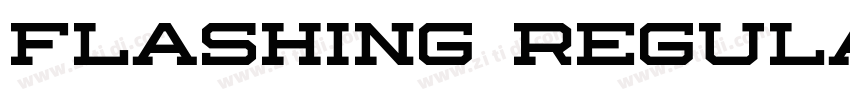 Flashing Regular字体转换